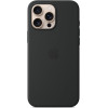 Θήκη Apple iPhone 16 Pro - Official Apple Silicone Case Σιλικόνης με MagSafe - Black (MYYJ3ZM/A)