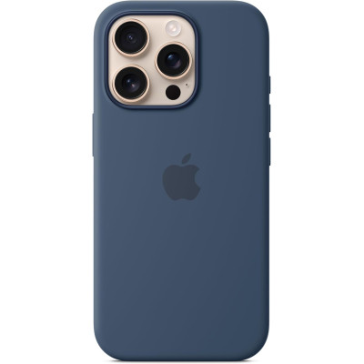 Θήκη iPhone 16 Pro Official Apple Silicone Case Σιλικόνης με MagSafe - Denim (MYYK3ZM/A)