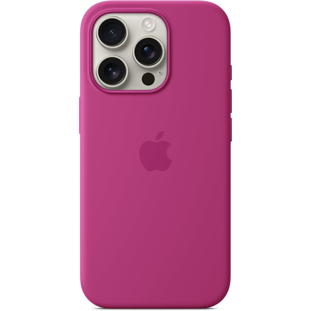 Θήκη iPhone 16 Pro Official Apple Silicone Case Σιλικόνης με MagSafe - Fuchsia (MYYN3ZM/A)