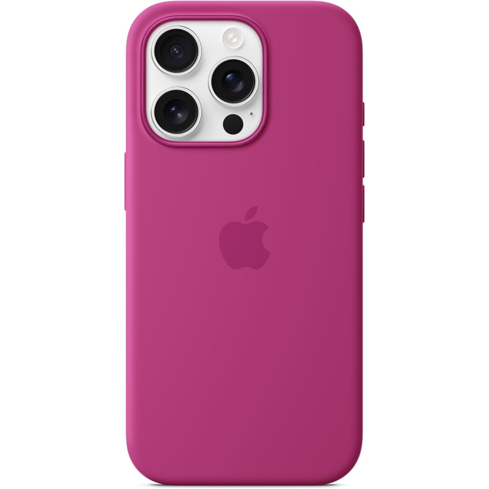 Θήκη iPhone 16 Pro Official Apple Silicone Case Σιλικόνης με MagSafe - Fuchsia (MYYN3ZM/A)