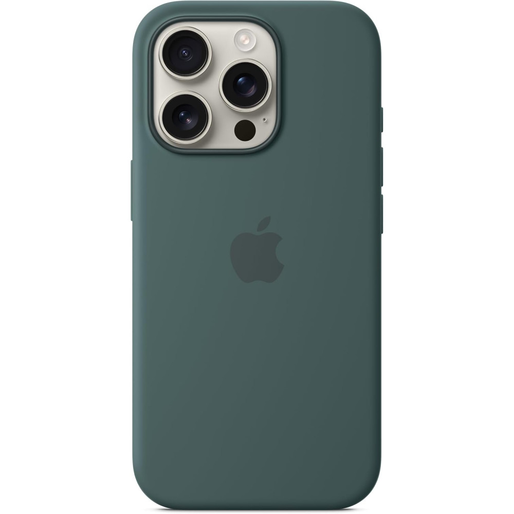 Θήκη iPhone 16 Pro Official Apple Silicone Case Σιλικόνης με MagSafe - Lake Green (MYYR3ZM/A)