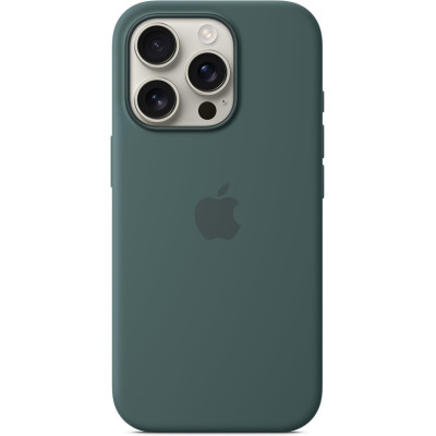 Θήκη iPhone 16 Pro Official Apple Silicone Case Σιλικόνης με MagSafe - Lake Green (MYYR3ZM/A)