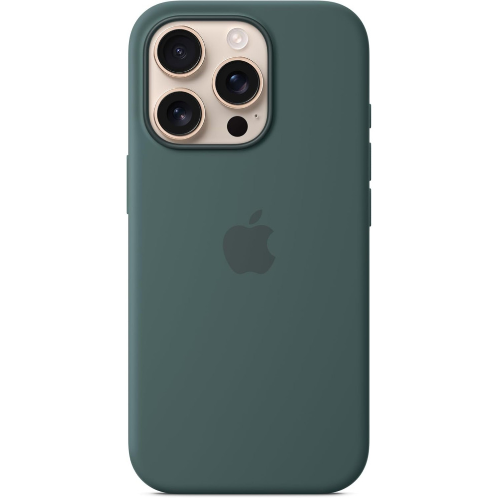 Θήκη iPhone 16 Pro Official Apple Silicone Case Σιλικόνης με MagSafe - Lake Green (MYYR3ZM/A)