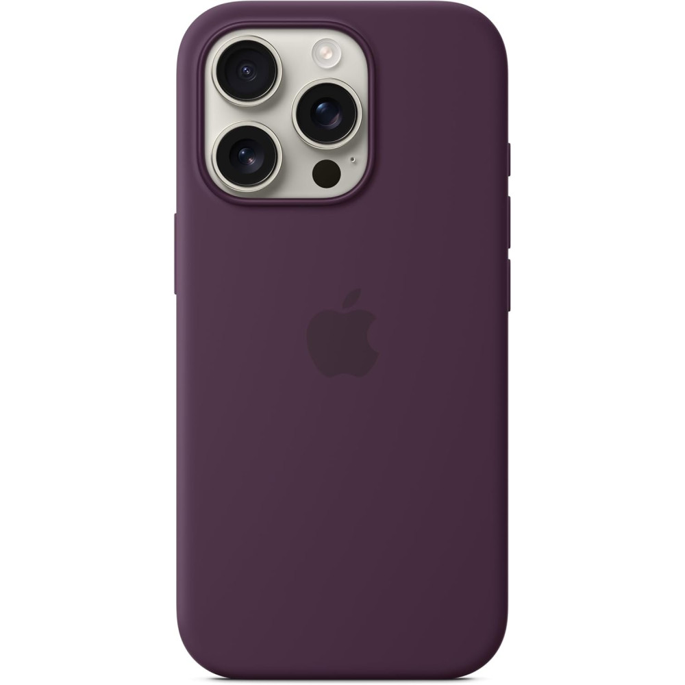 Θήκη iPhone 16 Pro Official Apple Silicone Case Σιλικόνης με MagSafe - Plum (MYYM3ZM/A)