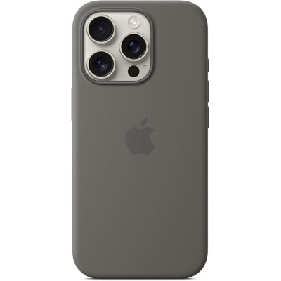 Θήκη Apple iPhone 16 Pro - Official Apple Silicone Case Σιλικόνης με MagSafe - Stone Gray (MYYL3ZM/A)