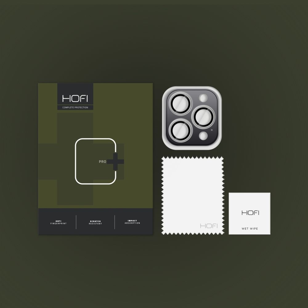 Αντιχαρακτικό Γυαλί Προστασίας για Φακό Κάμερας - Apple iPhone 17 Pro / 17 Pro Max / 16 Pro / 16 Pro Max - Hofi Camring Pro+ - Clear (5906302311033)