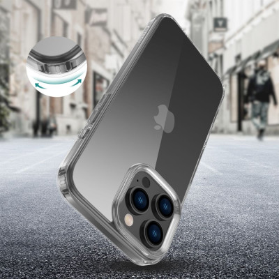 Σκληρή Διάφανη Θήκη - Apple iPhone 16 Pro Max - Tech-Protect FlexAir Hybrid - Clear (5906302311651)