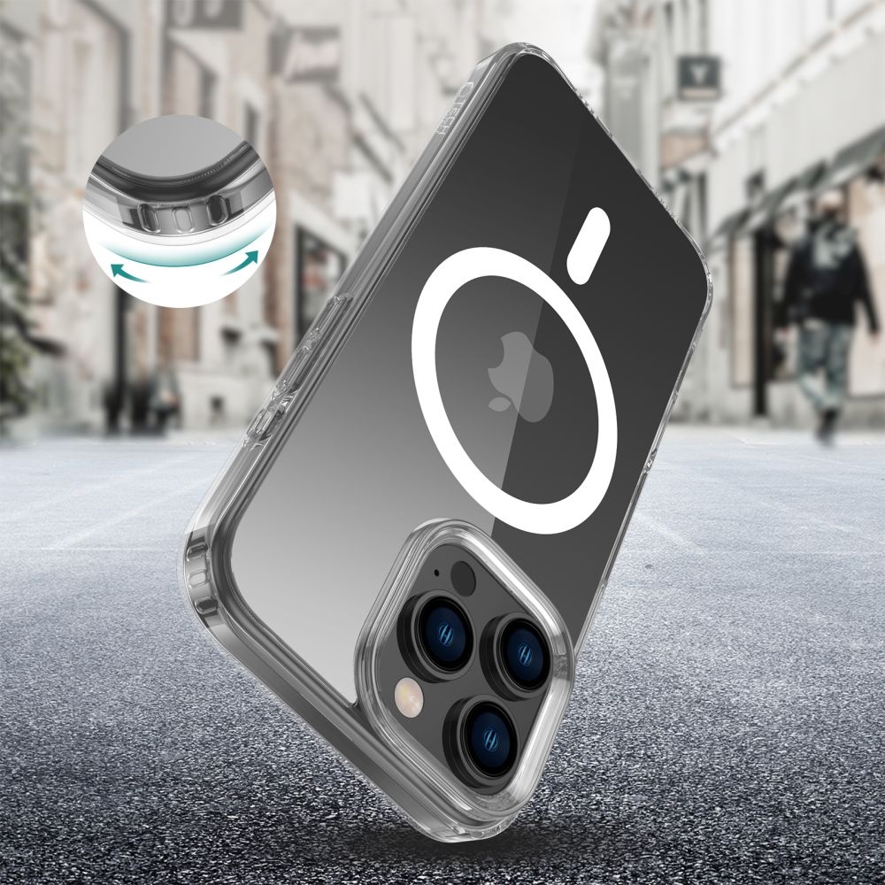 Σκληρή Διάφανη Θήκη MagSafe - Apple iPhone 16 Pro Max - Tech-Protect FlexAir Hybrid - Clear (5906302311491)