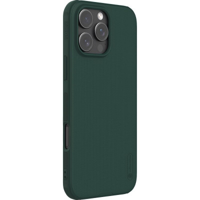 Θήκη Apple iPhone 16 Pro - Nillkin Super Frosted Shield Pro Σκληρή Ανθεκτική - Dark Green (6902048286474)