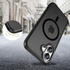 Θήκη Apple iPhone 16 - Tech-Protect MagEdge Σκληρή Ημιδιάφανη με MagSafe & Μεταλλικό Πλαίσιο Κάμερας - Matte Black / Gunmetal (5906302311170)