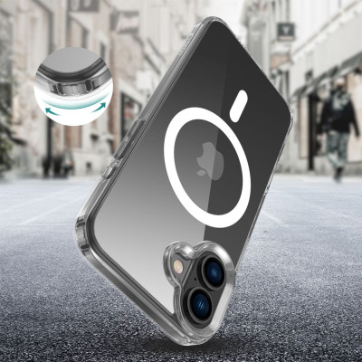 Θήκη Apple iPhone 16 Plus - Tech-Protect FlexAir Hybrid Σκληρή Διάφανη με MagSafe - Clear (5906302311477)