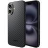 Θήκη Apple iPhone 16 - Nekit Fiber Σκληρή με MagSafe Aramid Fiber - 1mm - 1500D Kevlar - Black (8719246451881)