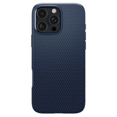 Θήκη Apple iPhone 16 Pro Max - Spigen Liquid Air Σιλικόνης - Navy Blue (ACS07989)
