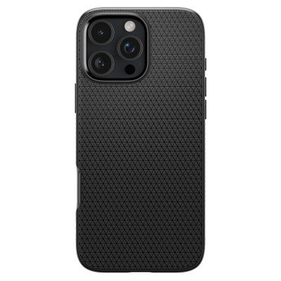 Θήκη Apple iPhone 16 Pro Max - Spigen Liquid Air Σιλικόνης - Matte Black (ACS07988)