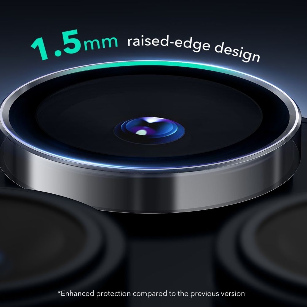 Αντιχαρακτικό Γυαλί Προστασίας Apple iPhone 17 Pro / 17 Pro Max / 16 Pro / 16 Pro Max / 15 Pro / 15 Pro Max / 14 Pro / 14 Pro Max - ESR Armorite Camera Lens Protectors για Φακό Κάμερας - Clear (4894240225127)