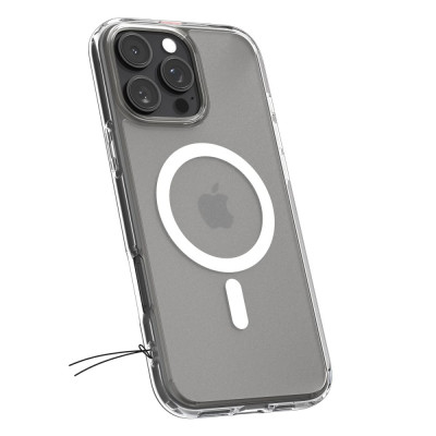 Θήκη Apple iPhone 16 Pro Max - Spigen Ultra Hybrid MagFit με MagSafe - Frost Clear (ACS08002)