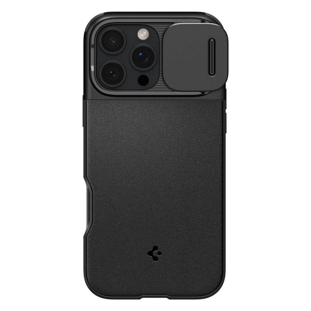 Θήκη Apple iPhone 16 Pro Max - Spigen Optik Armor MagFit με MagSafe & Κάλυμμα για την Κάμερα - Black (ACS08015)