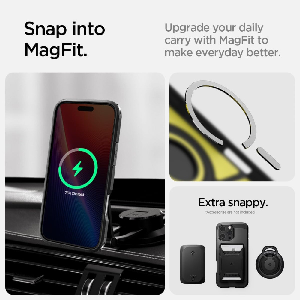 Θήκη Apple iPhone 16 Pro Max - Spigen Tough Armor AI MagFit Ανθεκτική με MagSafe - Black (ACS08013)