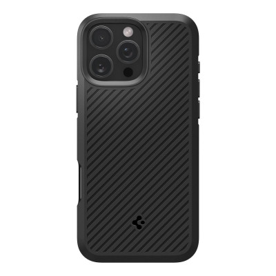 Θήκη Apple iPhone 16 Pro Max - Spigen Core Armor Ανθεκτική Σιλικόνης - Matte Black (ACS08023)