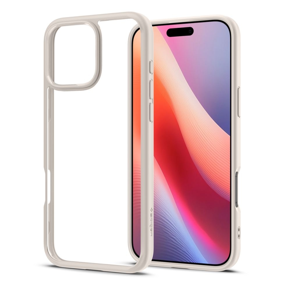 Θήκη Apple iPhone 16 Pro - Spigen Ultra Hybrid Σκληρή - Natural Titanium (ACS08127)