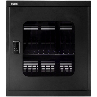 Buddi Collect Charging Station - Locker Κινητών / Tablet / Laptop / Σταθμός Φόρτισης 30 Θέσεων με Ενσωματωμένη Κλειδαριά & Κωδικό Πρόσβασης / 30 x USB-A / 30 x Type-C - 900W - Black - 5 Έτη Εγγύηση (8719246433764)