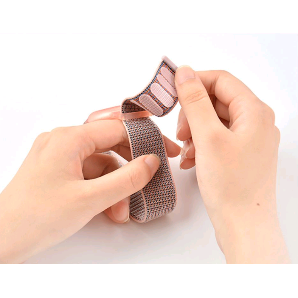 Tech-Protect Nylon for Kids - Λουράκι / Θήκη Καρπού Apple AirTag για Παιδιά - Pink (9589046926037)