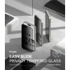Αντιχαρακτικό Γυαλί Προστασίας Apple iPhone 16 Pro - Ringke Easy Slide Privacy Tempered Glass FullFace Απορρήτου Οθόνης - 2 Τεμάχια - Black (8800274960053)