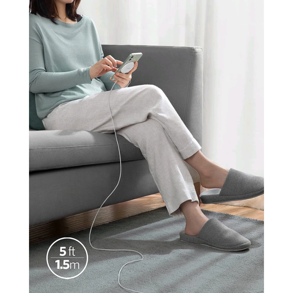 Anker PowerWave Magnetic Pad Lite - Ασύρματος Φορτιστής MagSafe - 7.5W - White (5903068635595)