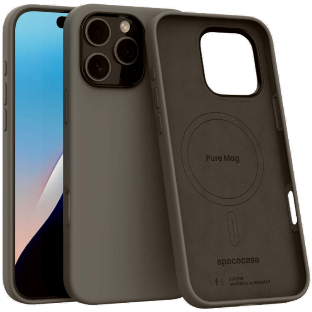 Θήκη Apple iPhone 16 Pro Max - Spacecase Pure Mag Σκληρή με MagSafe - Gray (5905719112332)