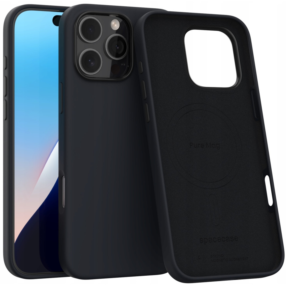 Θήκη Apple iPhone 16 Pro Max - Spacecase Pure Mag Σκληρή με MagSafe - Black (5905719112301)