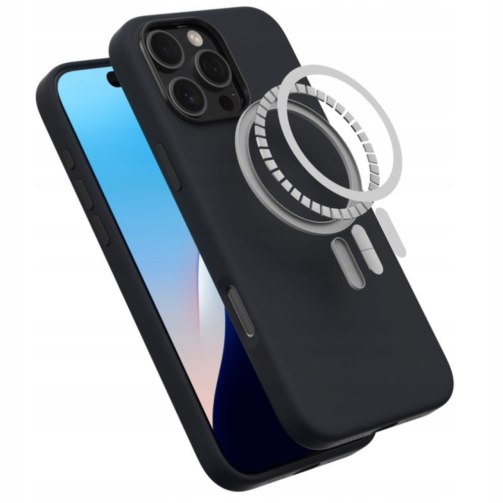 Θήκη Apple iPhone 16 Pro Max - Spacecase Pure Mag Σκληρή με MagSafe - Black (5905719112301)