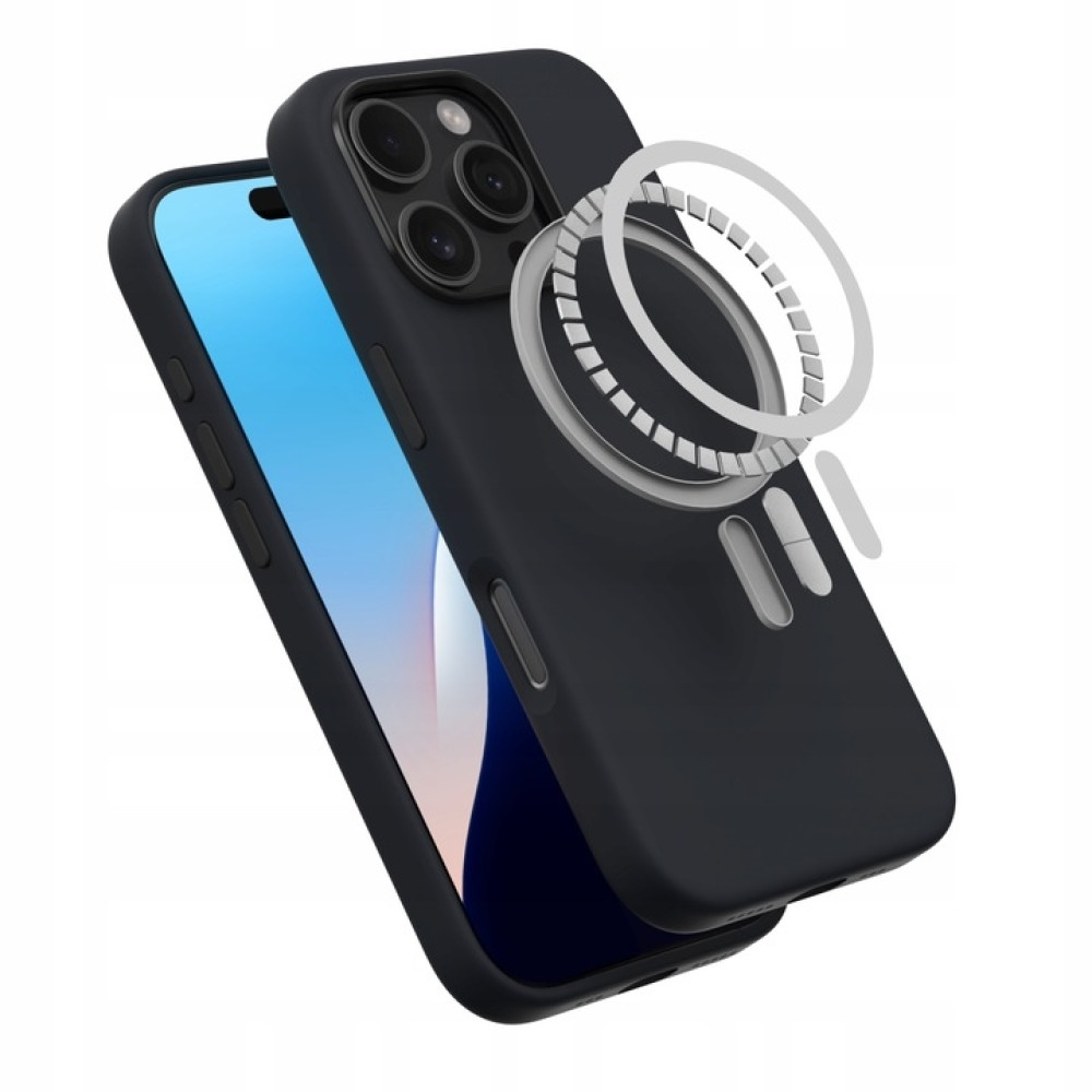 Θήκη Apple iPhone 16 Pro - Spacecase Pure Mag Σκληρή με MagSafe - Black (5905719112271)