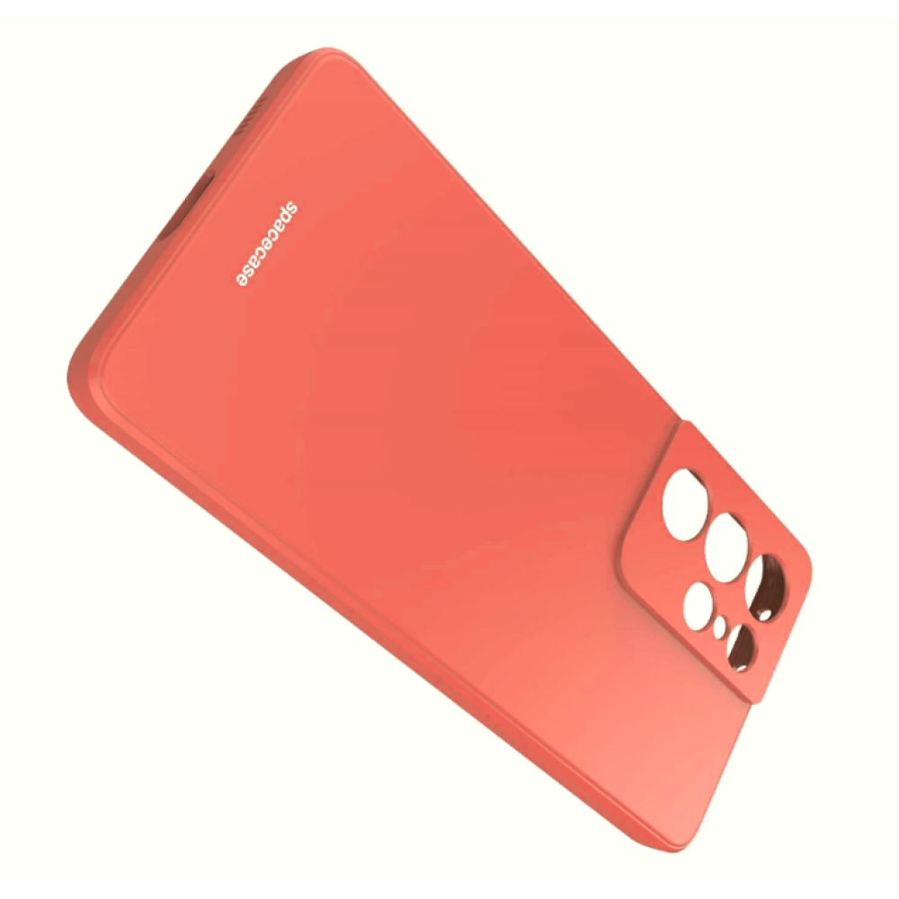 Θήκη Samsung Galaxy S21 Ultra 5G - Spacecase Silicone Case Σιλικόνης - Red (5905123433054)