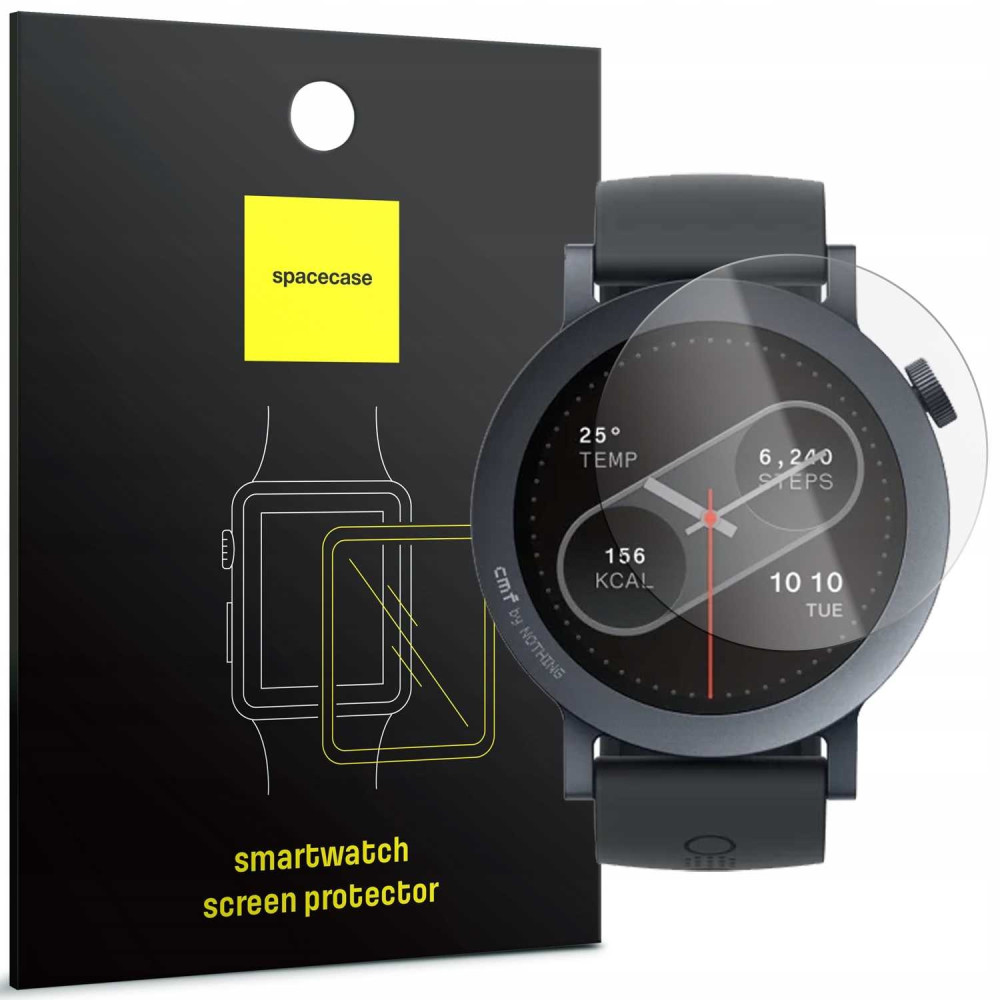 Αντιχαρακτικό Γυαλί Προστασίας Nothing CMF Watch Pro 2 - Spacecase Smartwatch Tempered Glass 2.5D Οθόνης - Clear (5905719111762)