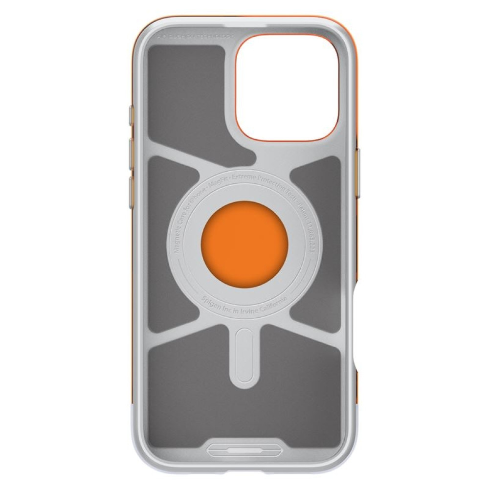 Θήκη Apple iPhone 16 Pro Max - Spigen Classic C1 MagFit Ανθεκτική Σκληρή με MagSafe - Tangerine (ACS08559)
