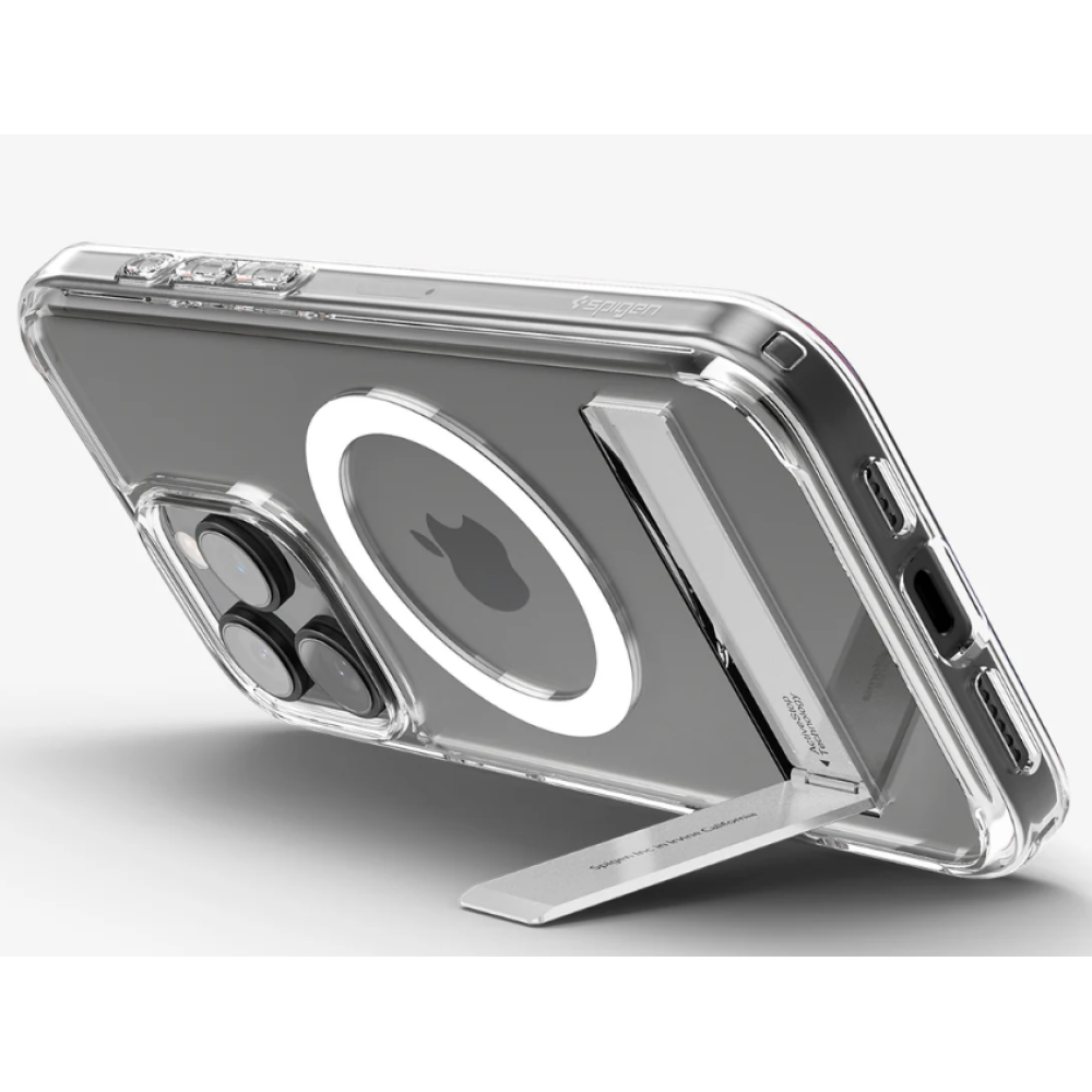 Θήκη Apple iPhone 16 Pro Max - Spigen Ultra Hybrid S MagFit Σκληρή με MagSafe - Crystal Clear (ACS08009)