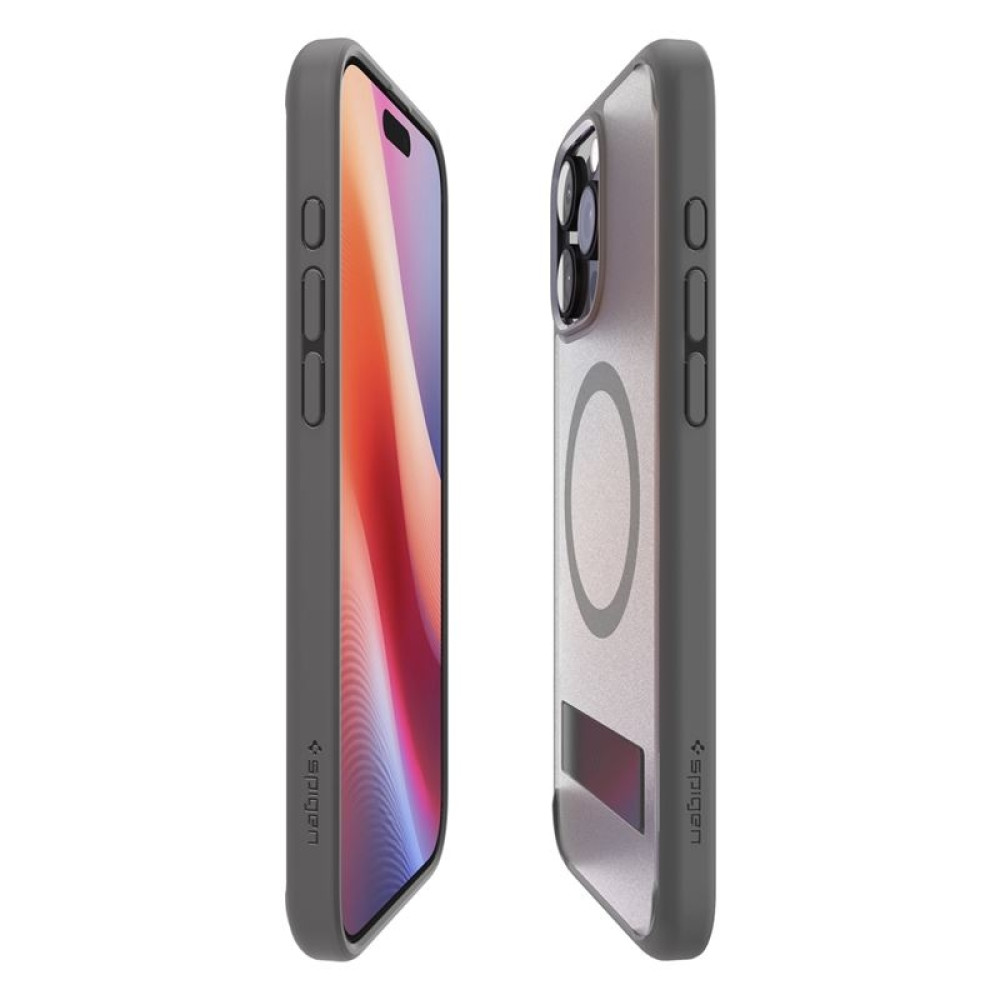 Θήκη Apple iPhone 16 Pro - Spigen Ultra Hybrid S MagFit Σκληρή με MagSafe - Frost Gray (ACS08380)