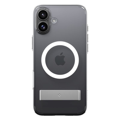 Θήκη Apple iPhone 16 - Spigen Ultra Hybrid S MagFit Σκληρή με MagSafe - Crystal Clear (ACS08212)