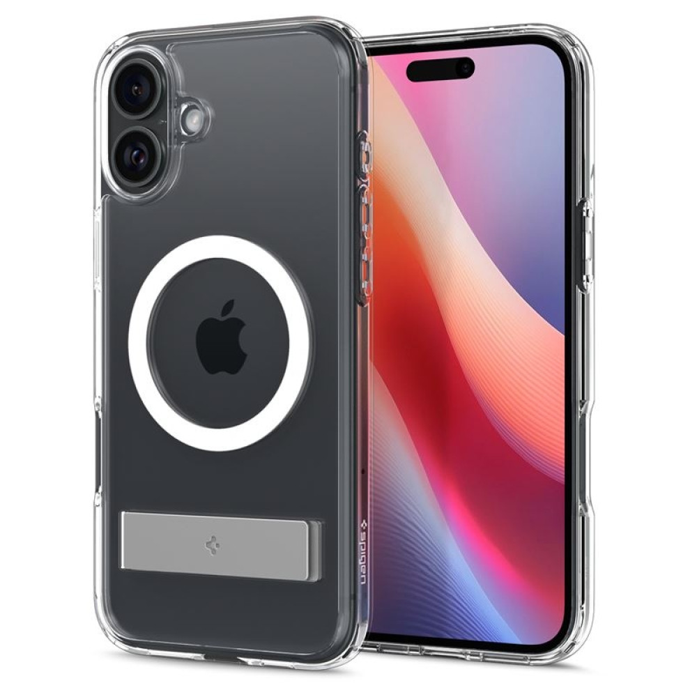 Θήκη Apple iPhone 16 - Spigen Ultra Hybrid S MagFit Σκληρή με MagSafe - Crystal Clear (ACS08212)