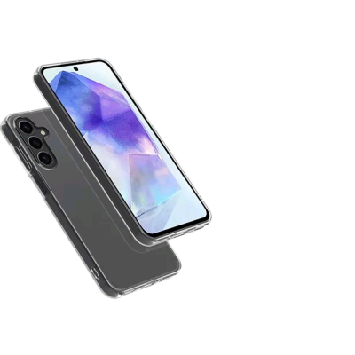 Θήκη & Αντιχαρακτικό Γυαλί Προστασίας Samsung Galaxy A16 - Vivid Set Gelly Case Σετ Διάφανη Σιλικόνης & FullFace Tempered Glass Οθόνης - Transparent / Black (VIGELLY418GLASSBK)