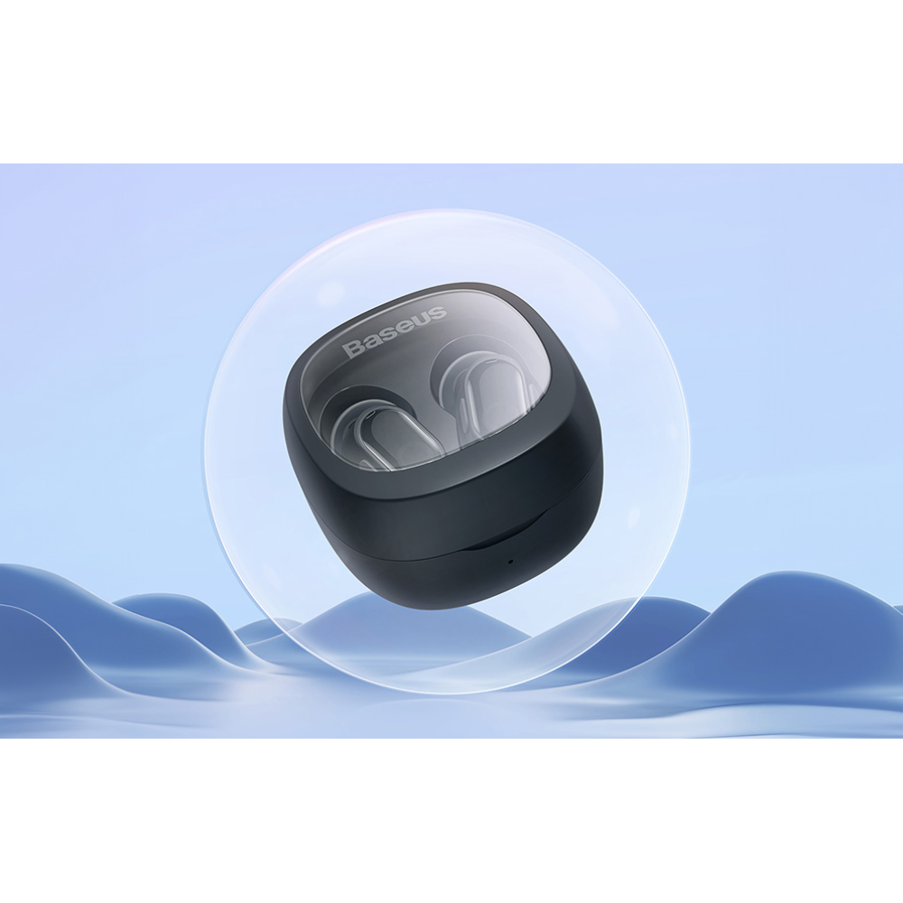 Bluetooth Ακουστικά Baseus True Wireless Earbuds Bowie WM02 OS Ασύρματα με Θήκη Φόρτισης - Black (NGTW370201)