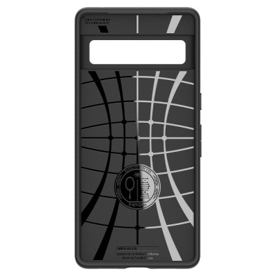 Θήκη Google Pixel 7 - Spigen Liquid Air Σιλικόνης - Matte Black (ACS04696)