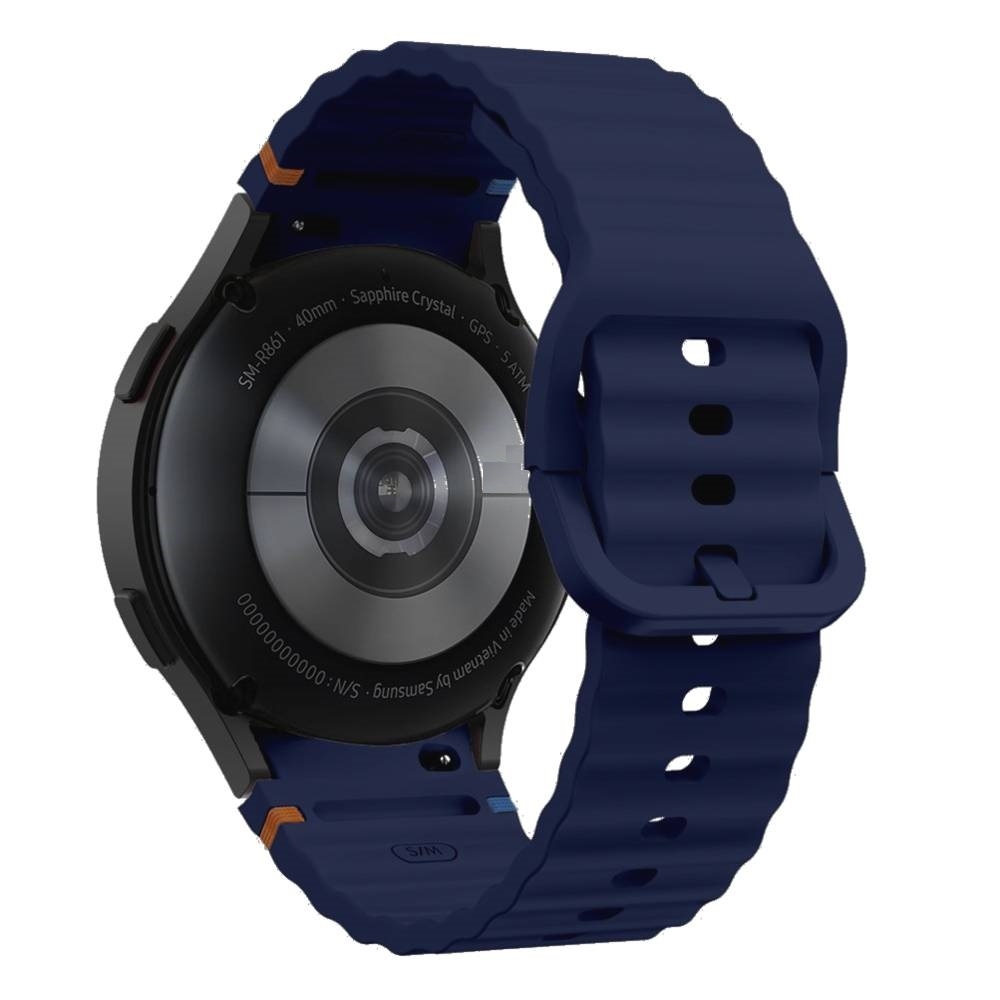 Λουράκι Samsung Galaxy Watch FE / 7 / 6 / Classic 6 / 5 / 5 Pro / 4 / Classic 4 (47/46/45/44/43/42/40mm) - Tech-Protect Silicone Sport Σιλικόνης - Navy Blue (5906302313433)