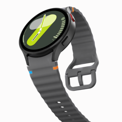 Λουράκι Samsung Galaxy Watch FE / 7 / 6 / Classic 6 / 5 / 5 Pro / 4 / Classic 4 (47/46/45/44/43/42/40mm) - Tech-Protect Silicone Sport Σιλικόνης - Crayon Grey (5906302313402)