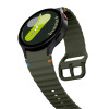 Λουράκι Samsung Galaxy Watch FE / 7 / 6 / Classic 6 / 5 / 5 Pro / 4 / Classic 4 (47/46/45/44/43/42/40mm) - Tech-Protect Silicone Sport Σιλικόνης - Army Green (5906302313464)
