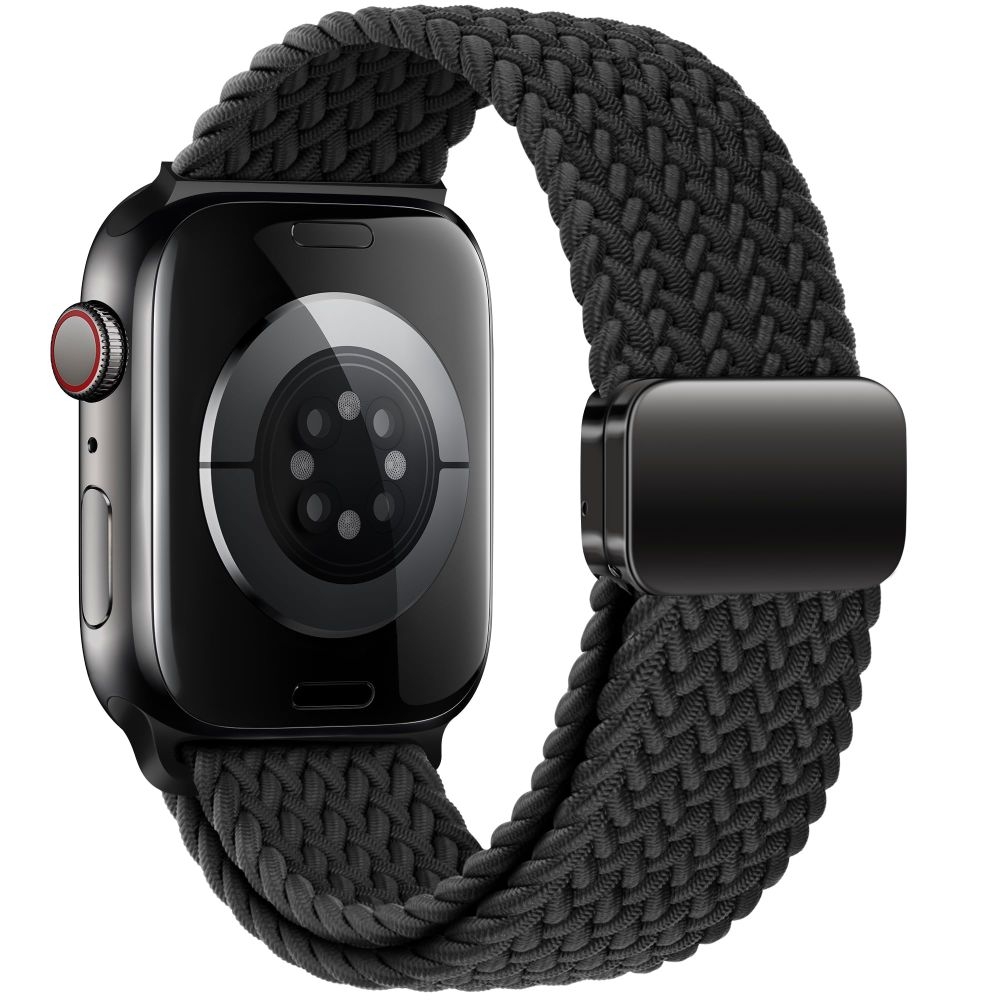 Λουράκι Apple Watch SE/11/10/9/8/7/6/5/4 (42/41/40mm) - Tech-Protect NylonMag Ελαστικό - Black (5906302312870)