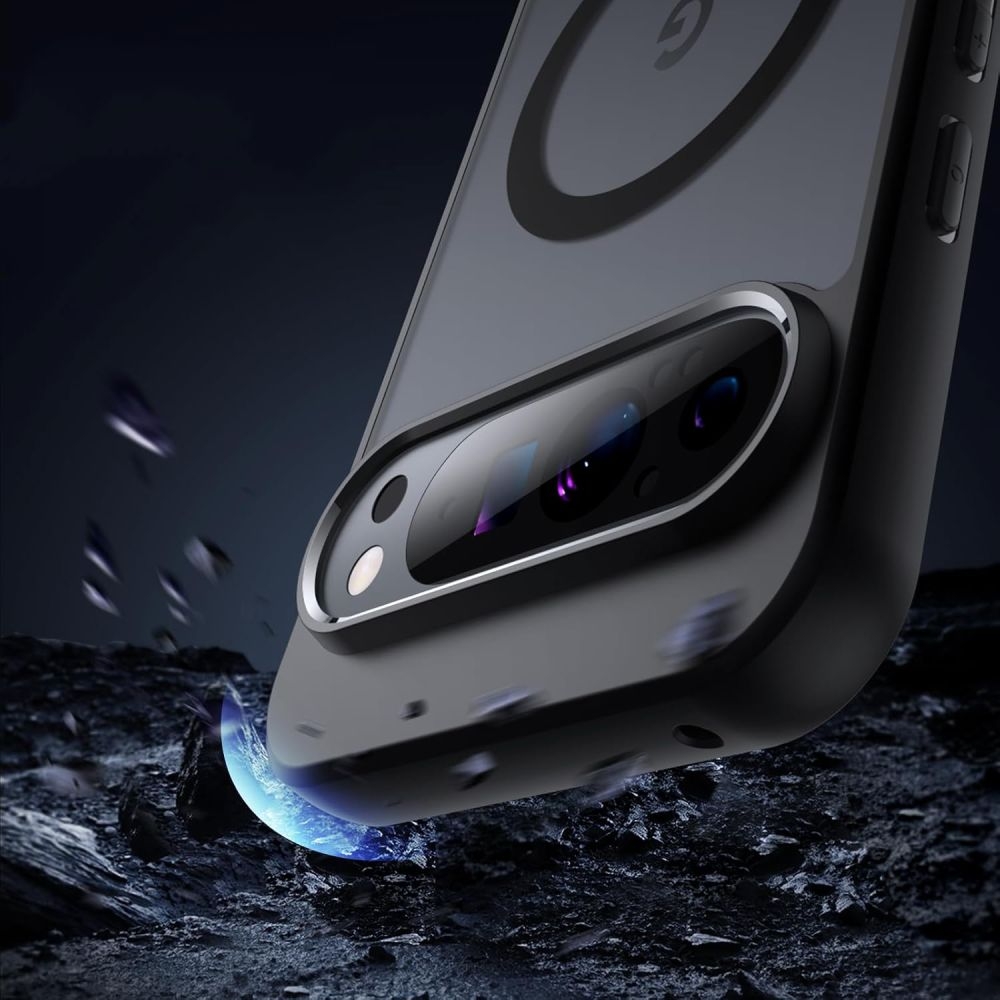 Θήκη Google Pixel 9 / 9 Pro - Tech-Protect MagMat Σκληρή Ημιδιάφανη με MagSafe - Matte Black (5906302375042)