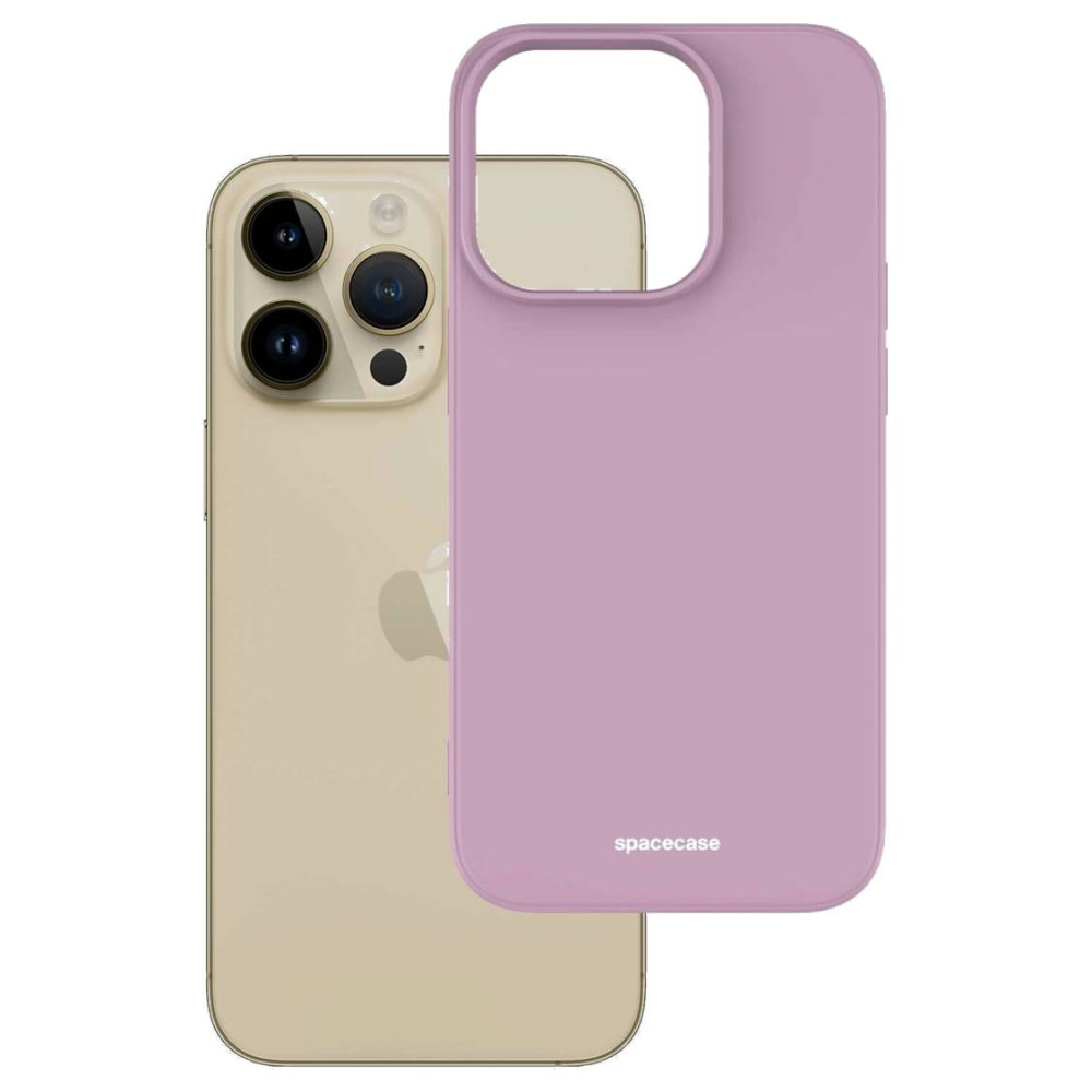 Θήκη Apple iPhone 14 Pro - Spacecase Silicone Case Σιλικόνης - Lilac (5905123433993)