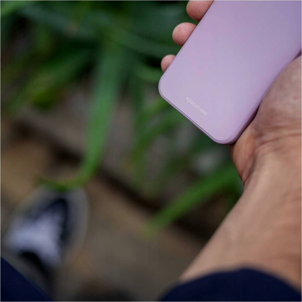 Θήκη Apple iPhone 14 Pro - Spacecase Silicone Case Σιλικόνης - Lilac (5905123433993)
