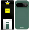 Θήκη Google Pixel 9 / 9 Pro - Spacecase Silicone Case Σιλικόνης - Dark Green (5905719111229)